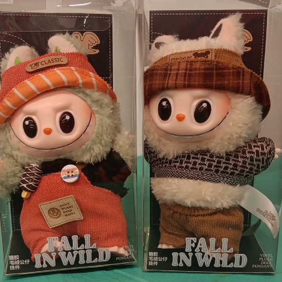Labubu PopMart Accessories - Labubu The Monsters Fall in Wild Choice Of 1 Doll With Outfit, NWT